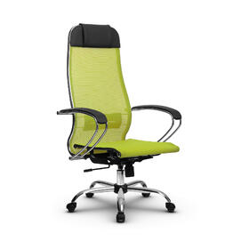 Кресло руководителя МЕТТА Комплект 12 основание 17833 Сетка X2 Зеленый 520х200х900