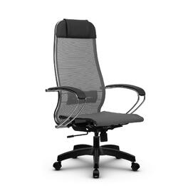 Кресло руководителя МЕТТА Комплект 12 основание 17831 Сетка X2 Светло-серый 520х200х900