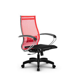 Кресло руководителя МЕТТА Комплект 9 основание 17831 Сетка Т Красный/Черный 520х200х900