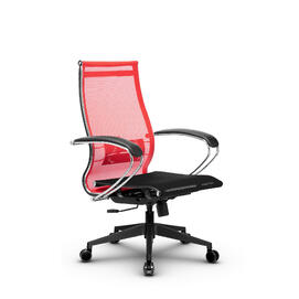 Кресло руководителя МЕТТА Комплект 9 основание 17832 Сетка Т Красный/Черный 520х200х900