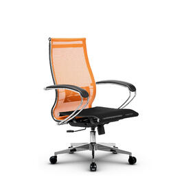 Кресло руководителя МЕТТА Комплект 9 основание 17834 Сетка Т Оранжевый/Черный 520х200х900