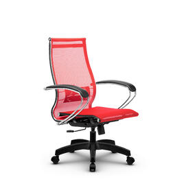 Кресло руководителя МЕТТА Комплект 9 основание 17831 Сетка Т Красный 520х200х900