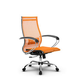 Кресло руководителя МЕТТА Комплект 9 основание 17833 Сетка Т Оранжевый 520х200х900