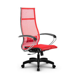 Кресло руководителя МЕТТА Комплект 7 основание 17831 Сетка Т Красный 520х200х900
