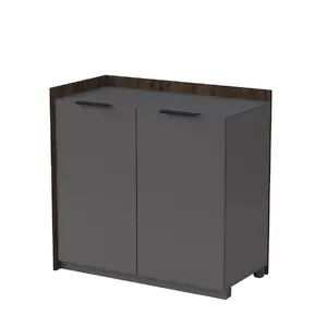 Офисная мебель Magnetic Модуль тумбы распашной, начальный 15ТР-Н.809 Брауни/Graphit 884х460х860