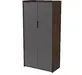 Офисная мебель Магнетик (Magnetic) Шкаф высокий 15ШД.189 Брауни/Graphit 900х460х1828 (178960)