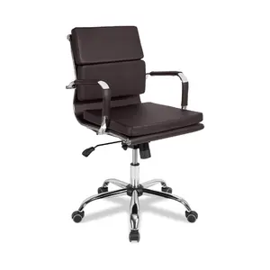 Офисное кресло College CLG-630 LXH-B Black Экокожа черная