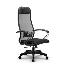Кресло руководителя МЕТТА Комплект 0 основание 17831 Сетка/Ткань-сетка Черный 520х200х900