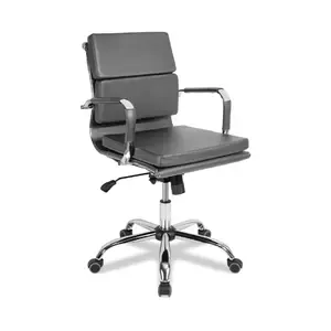 Офисное кресло College CLG-630 LXH-B Black Экокожа черная