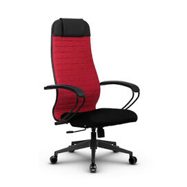 Кресло руководителя МЕТТА Комплект 21 основание 17832 Ткань-сетка Красный/Черный 520х200х900