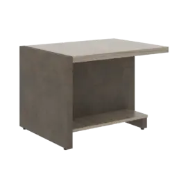 Кабинет руководителя Wood&Stone (Sk) Стол журнальный СФ-531601 Дрифтвуд/Бетон Чикаго Темный 600х800х550