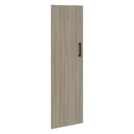 Кабинет руководителя Wood&Stone (Sk) Дверь накладная на 4 уровня к комбинированному стеллажу левая СФ-535113 Дрифтвуд 500х18х1570