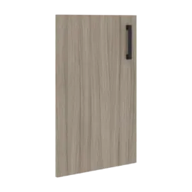 Кабинет руководителя Wood&Stone (Sk) Дверь на 2 уровня накладная к широкому стеллажу левая СФ-535111 Дрифтвуд 494х18х789