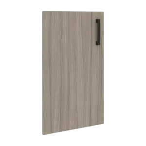 Кабинет руководителя Wood&Stone (Sk) Дверь на 2 уровня накладная к широкому стеллажу левая СФ-535111 Дрифтвуд 494х18х789
