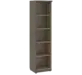 Кабинет руководителя Wood&Stone (Sk) Стеллаж узкий на 5 секций СФ-534501 Дрифтвуд/Бетон Чикаго Темный 537х455х2083