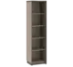 Кабинет руководителя Wood&Stone (Sk) Стеллаж узкий на 5 секций СФ-534502 Дрифтвуд/Бетон Чикаго Темный 537х455х2083