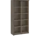 Кабинет руководителя Wood&Stone (Sk) Стеллаж высокий на 5 секций СФ-534803 Дрифтвуд/Бетон Чикаго Темный 1035х455х2083