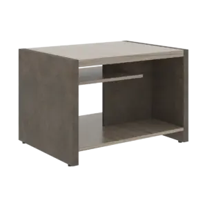 Кабинет руководителя Wood&Stone (Sk) Стол журнальный СФ-531602 Дрифтвуд/Бетон Чикаго Темный 600х800х550