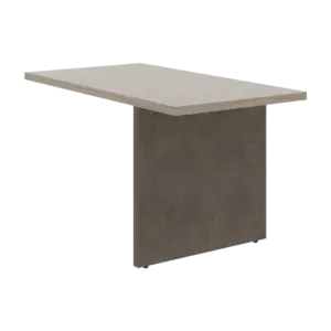 Кабинет руководителя Wood&Stone (Sk) Брифинг-приставка СФ-533101 Дрифтвуд/Бетон Чикаго Темный 1380х750х760
