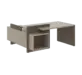 Кабинет руководителя Wood&Stone (Sk) Стол рабочий СФ-531222 Дрифтвуд/Бетон Чикаго Темный 1800х1798х840