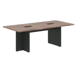 Кабинет руководителя Velion Veneer Стол для заседаний VRCT 2210 Американский орех/Яшма черный 2200х1000х750