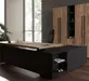Кабинет руководителя Велион Винир (Velion Veneer) Американский орех/Яшма черный