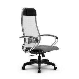 Кресло руководителя МЕТТА Комплект 3 основание 17831 Сетка/Ткань-сетка Светло-серый 520х200х900
