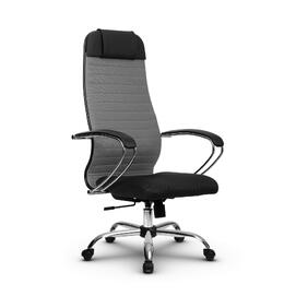 Кресло руководителя МЕТТА Комплект 23 основание 17833 Ткань-сетка Светло-серый/Черный 520х200х900