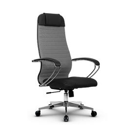 Кресло руководителя МЕТТА Комплект 23 основание 17834 Ткань-сетка Светло-серый/Черный 520х200х900