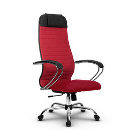 Кресло руководителя МЕТТА Комплект 23 основание 17833 Ткань-сетка Красный 520х200х900