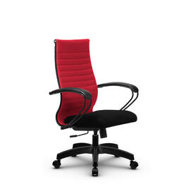 Кресло руководителя МЕТТА Комплект 19 основание 17831 Ткань-сетка Красный/Черный 520х200х900