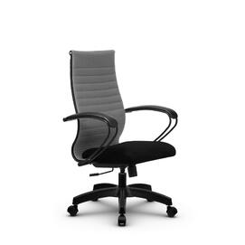 Кресло руководителя МЕТТА Комплект 19 основание 17831 Ткань-сетка Светло-серый/Черный 520х200х900