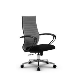 Кресло руководителя МЕТТА Комплект 19 основание 17834 Ткань-сетка Светло-серый/Черный 520х200х900