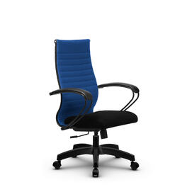Кресло руководителя МЕТТА Комплект 19 основание 17831 Ткань-сетка Синий/Черный 520х200х900