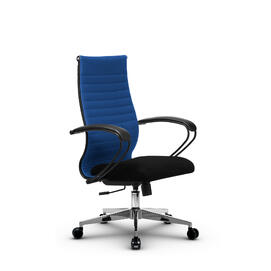 Кресло руководителя МЕТТА Комплект 19 основание 17834 Ткань-сетка Синий/Черный 520х200х900