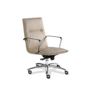 Кресло офисное EPSILON S-LINE B кожа Madras Naturale+кожзам