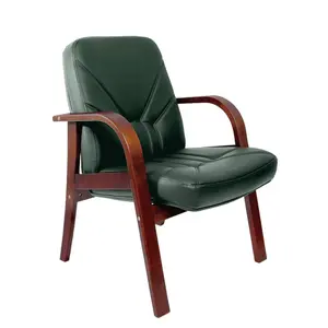 Стул офисный VERONA D кожа Madras Verde+кожзам