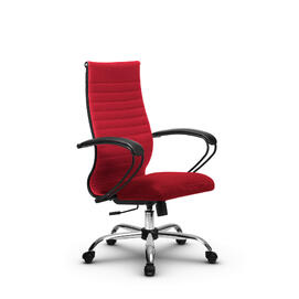 Кресло руководителя МЕТТА Комплект 19 основание 17833 Ткань-сетка Красный 520х200х900