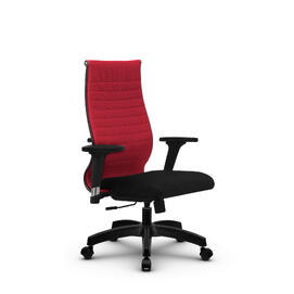 Кресло руководителя МЕТТА Комплект 19/2D основание 17831 Ткань-сетка Красный/Черный 520х200х900