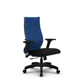 Кресло руководителя МЕТТА Комплект 19/2D основание 17831 Ткань-сетка Синий/Черный 520х200х900