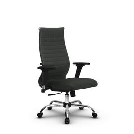 Кресло руководителя МЕТТА Комплект 19/2D основание 17833 Ткань-сетка Темно-серый 520х200х900