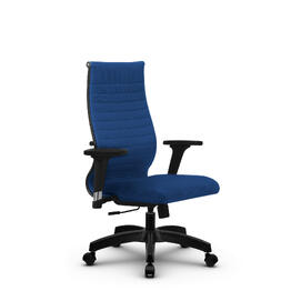 Кресло руководителя МЕТТА Комплект 19/2D основание 17831 Ткань-сетка Синий 520х200х900