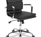 Офисное кресло College CLG-630 LXH-B Black Экокожа черная