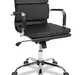 Офисное кресло College CLG-630 LXH-B Black Экокожа черная