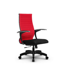 Кресло руководителя МЕТТА Комплект 20 основание 17831 Ткань-сетка Красный/Черный 520х200х900