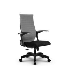 Кресло руководителя МЕТТА Комплект 20 основание 17831 Ткань-сетка Светло-серый/Черный 520х200х900
