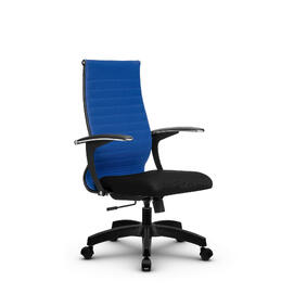 Кресло руководителя МЕТТА Комплект 20 основание 17831 Ткань-сетка Синий/Черный 520х200х900