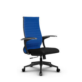 Кресло руководителя МЕТТА Комплект 20 основание 17832 Ткань-сетка Синий/Черный 520х200х900