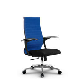 Кресло руководителя МЕТТА Комплект 20 основание 17834 Ткань-сетка Синий/Черный 520х200х900