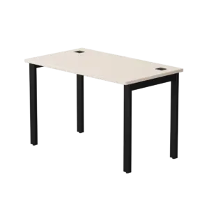 Офисная мебель ЭВО (EVO) Стол прямой 254S006W39005 Белый/Черный 1180x670x755